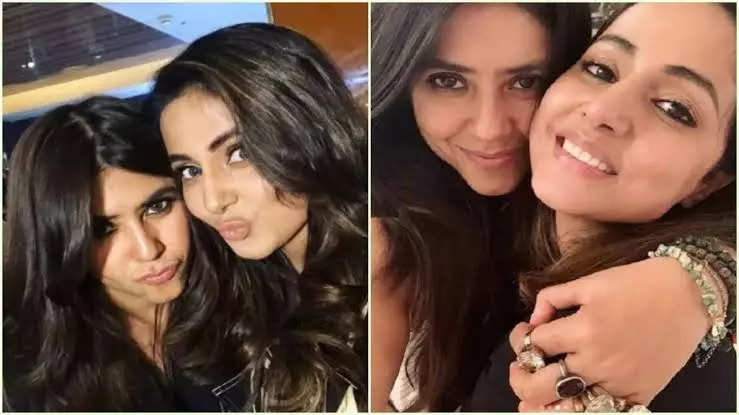 Ekta Kapoor shares a heartfelt note for Hina Khan after her stage three breast cancer diagnosis; call her 'My hero'