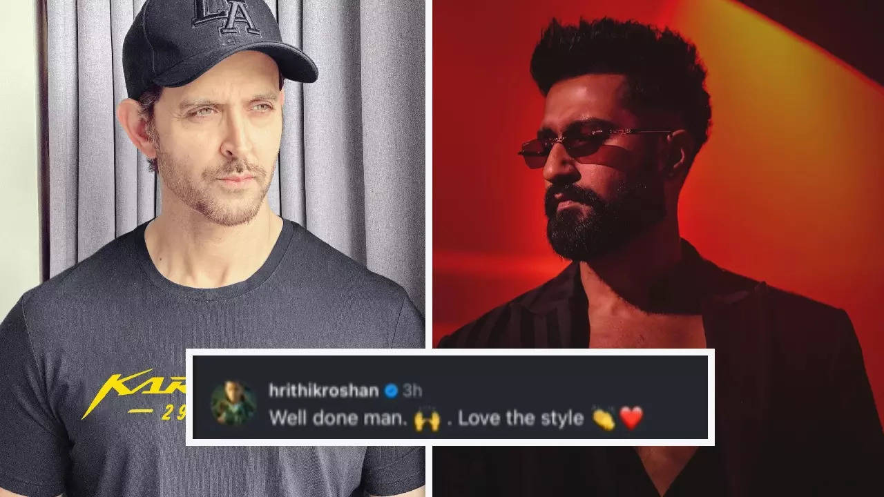 Hrithik Roshan praises Vicky Kaushal's style in 'Tauba Tauba' from 'Bad Newz' | Filmymeet