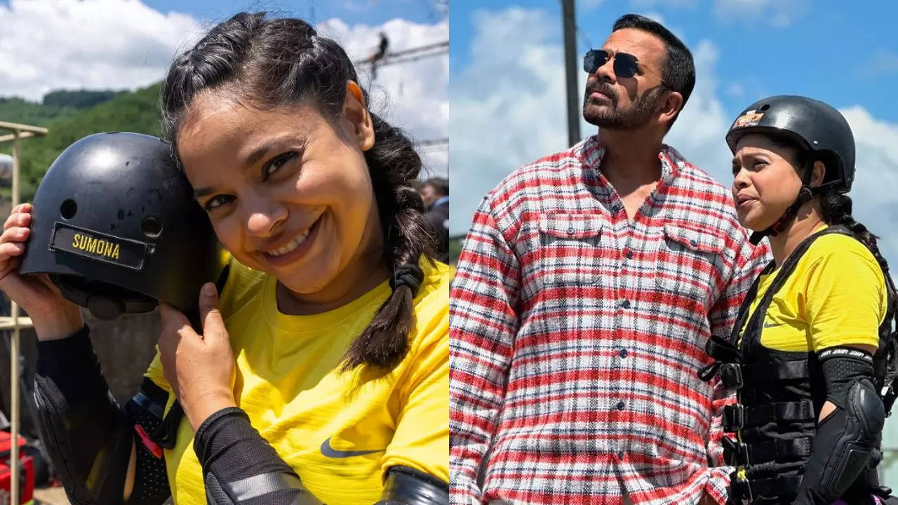 Sumona Chakravarti on her Khatron Ke Khiladi 14 experience; says ‘Rohit sir’s motivation and his voice keeps you going in every stunt’