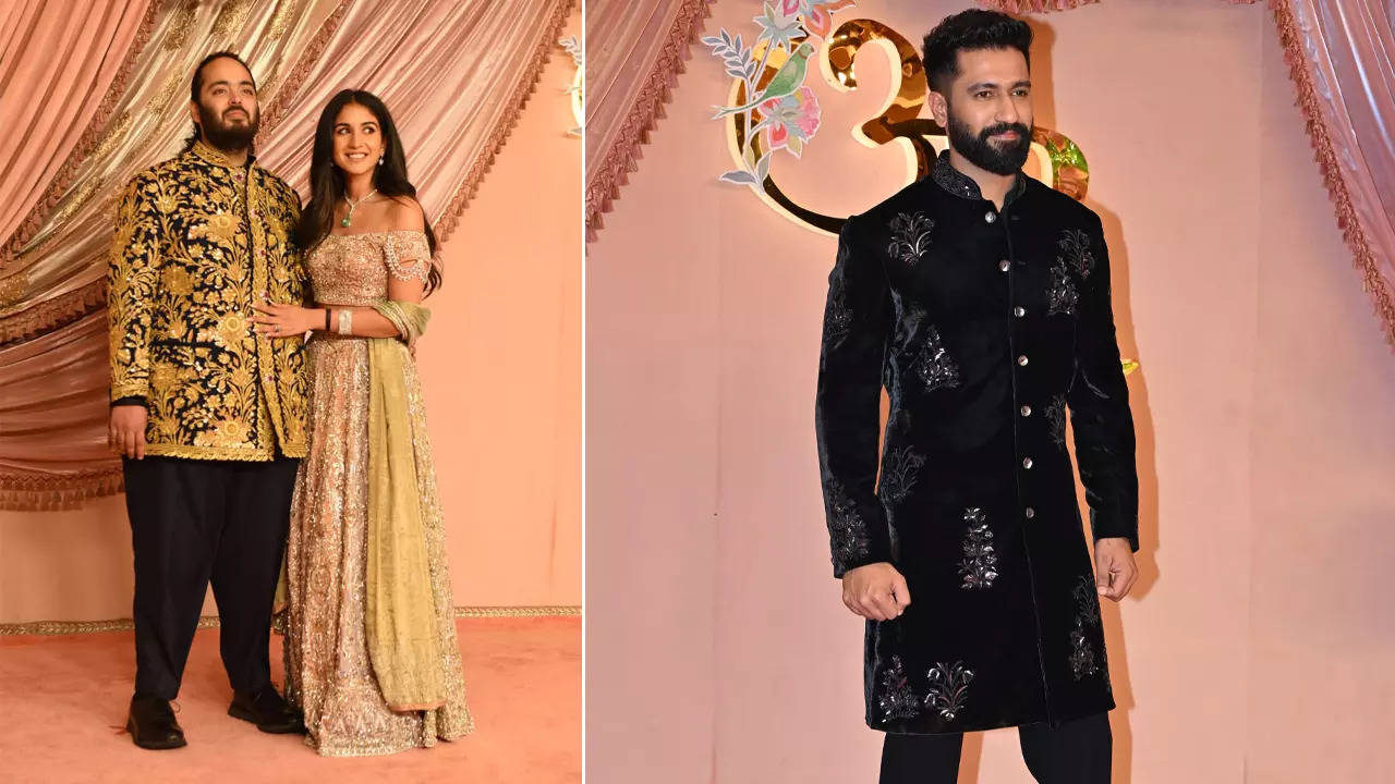 Vicky Kaushal looks dapper in all-black as he arrives in style at Anant Ambani-Radhika Merchant sangeet; reveals why Katrina Kaif gave it a miss | Hindi Movie News Filmymeet