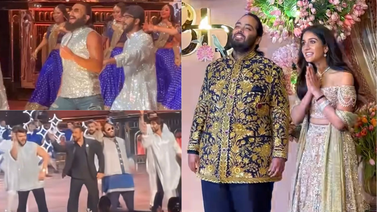 Salman, Ranveer dance at Anant-Radhika's sangeet