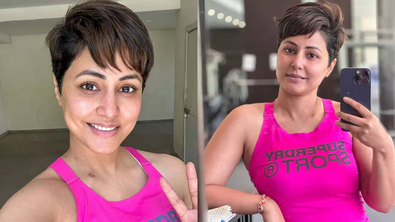 Breast cancer fighter Hina Khan flaunts her scars post chemotherapy; writes ‘I embrace them with love’