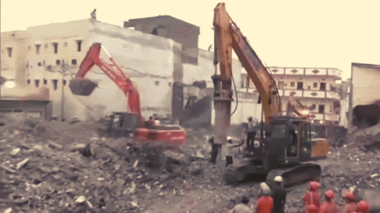 Gujarat building collapse: 7 bodies recovered after 14-hour-long rescue operation