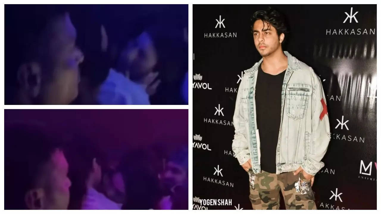 Aryan Khan spotted with mystery woman at party; fans speculate if she is Larissa Bonesi | Filmymeet