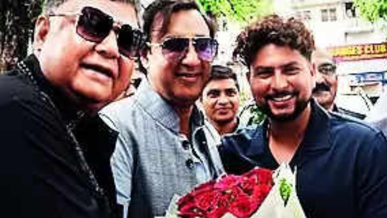 After Mumbai gala, T20 World Cup champ Kuldeep Yadav gets rousing welcome in Kanpur