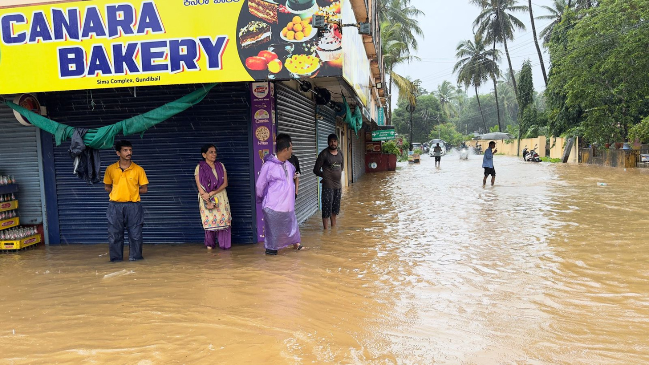 Udupi district bears brunt of downpour