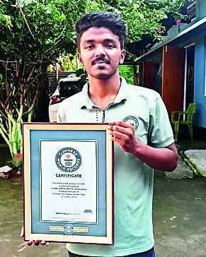 Assam student writes 84-page book in 9hrs, sets Guinness World Record