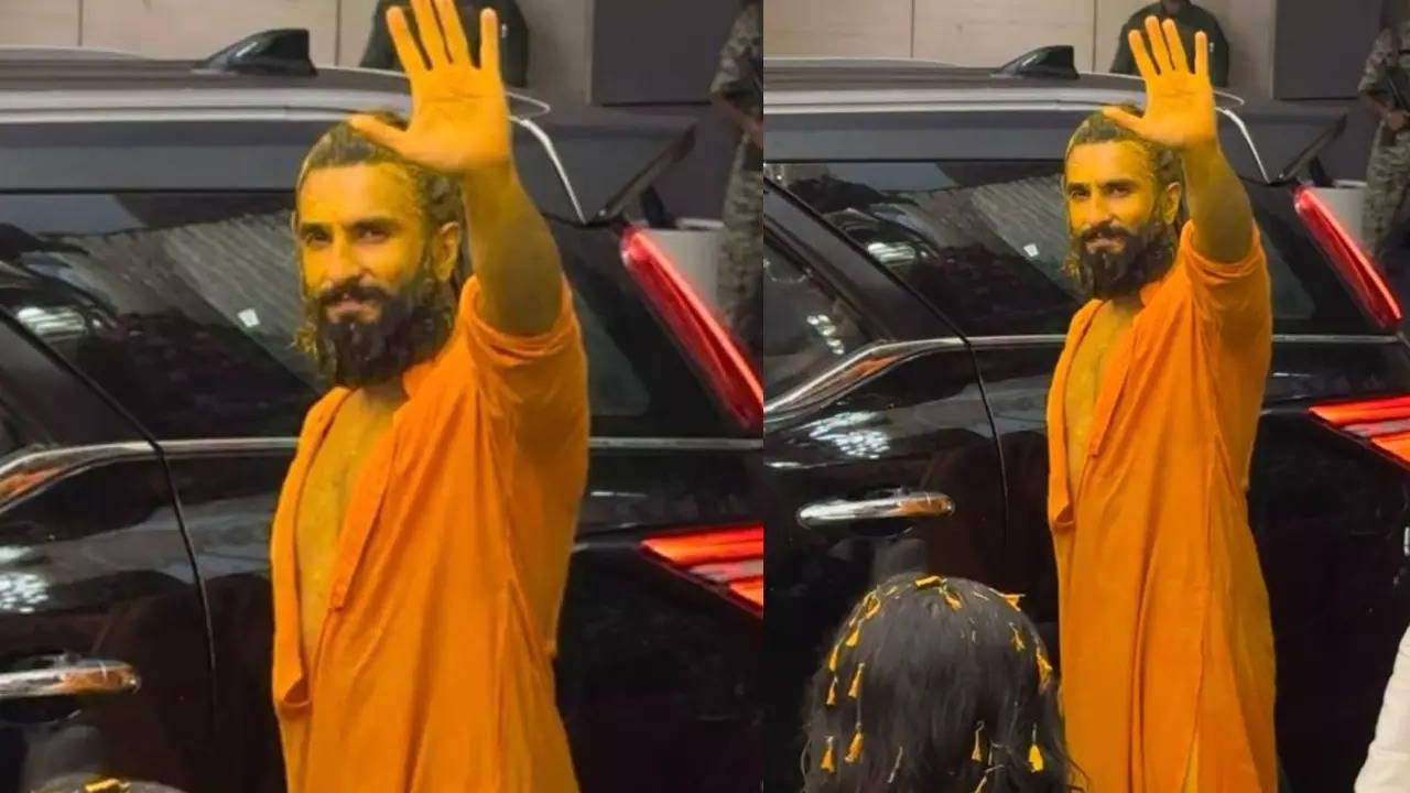 Anant Ambani and Radhika Merchant's pre-wedding: Ranveer Singh leaves the venue covered in haldi | Filmymeet