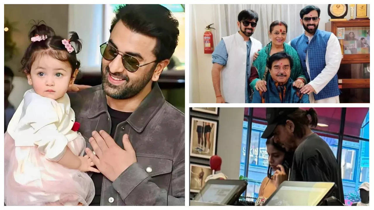 Luv Sinha omits Sonakshi Sinha in anniversary post for parents, SRK-Suhana Khan enjoy quality time in New York, Ranbir Kapoor on embracing fatherhood with daughter Raha: Top 5 entertainment news of the day | Filmymeet