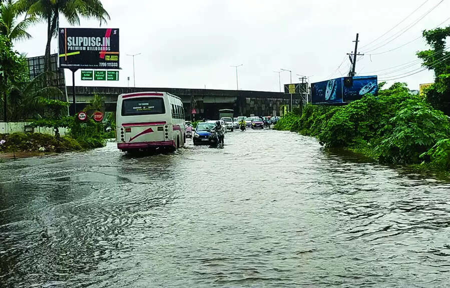 5 years on, Guirim roads still go under after shower spells