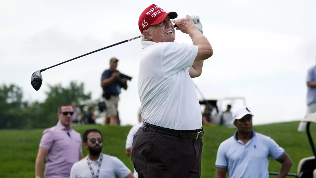 Donald Trump challenges 'crooked' Biden for golf battle with $1 million charity bet
