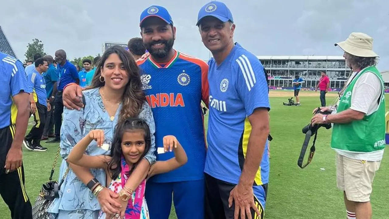 'You mean so much to...': Rohit's wife pens note for Dravid
