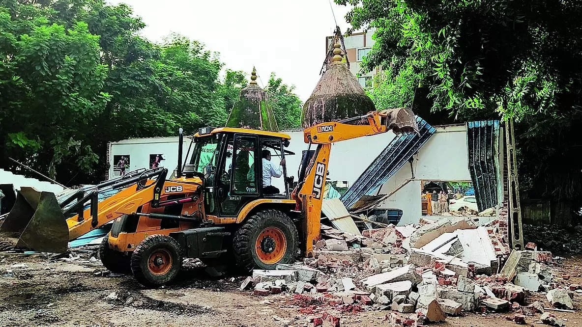 History-sheeter’s illegal properties bulldozed