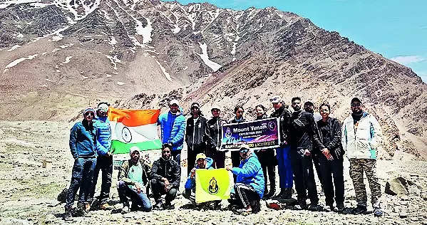 BHU’S mountaineers triumph Mount Yunam