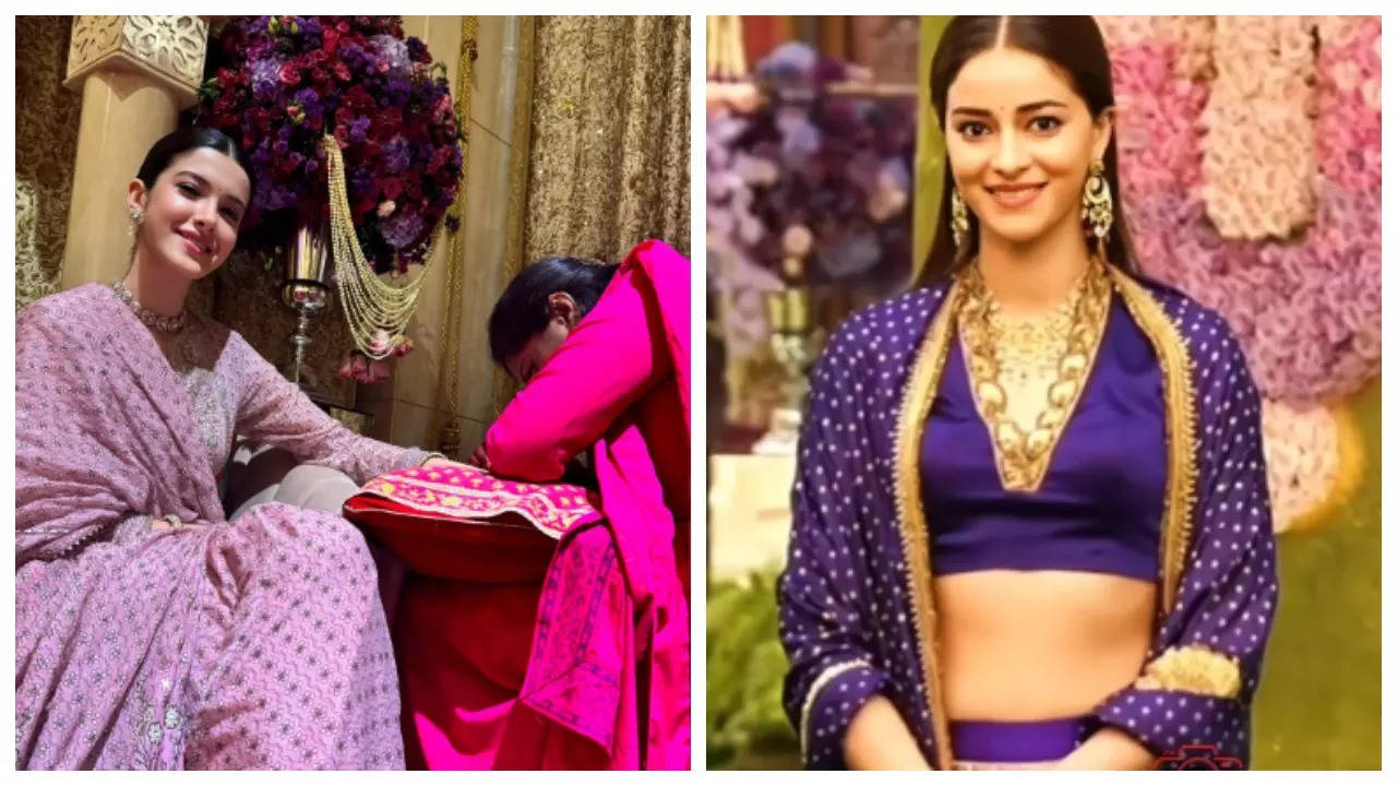 Anant Ambani-Radhika Merchant wedding: Shanaya Kapoor shows off her mehendi; BFF Ananya Panday has a hilarious reaction | Filmymeet