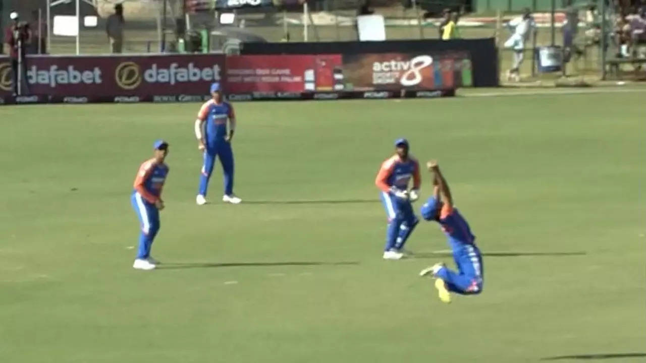 The Ravi Bishnoi catch: Team India players left stunned