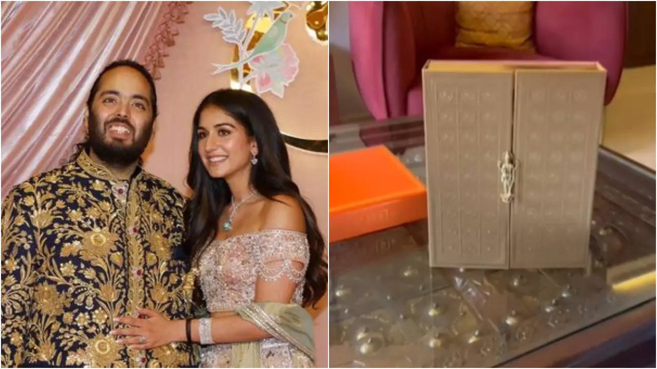 Check out Anant Ambani and Radhika Merchant's lavish wedding card for their employees | Hindi Movie News Filmymeet