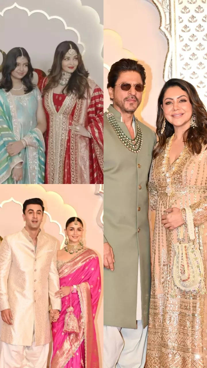 Shah Rukh Khan, Priyanka Chopra, Aishwarya: Best dressed celebs at Anant-Radhika wedding​ Filmymeet