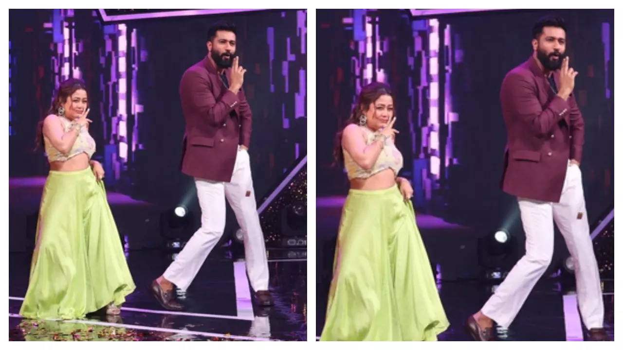 Vicky Kaushal, Neha Kakkar dance to 'Tauba Tauba' from 'Bad Newz' on 'Superstar Singer 3'