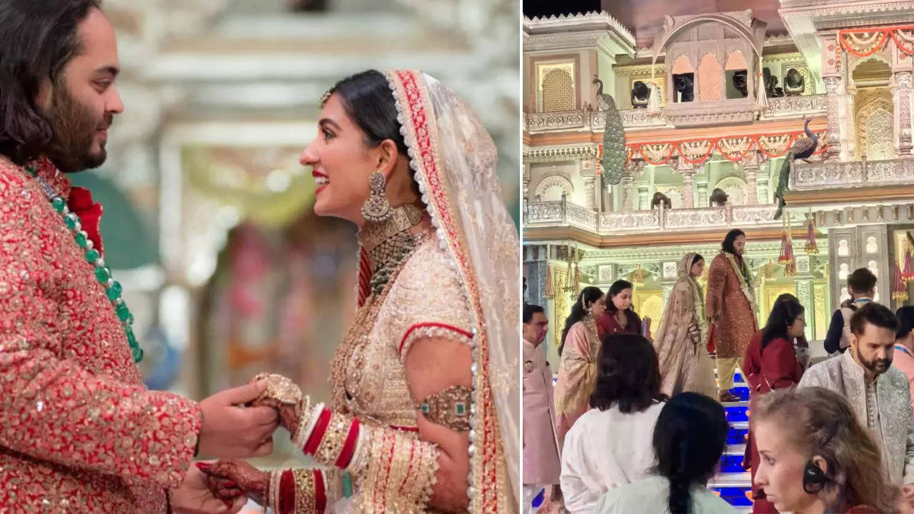 Anant Ambani and Radhika Merchant wedding: Unseen inside pictures of couple after varmala ceremony | Hindi Movie News Filmymeet