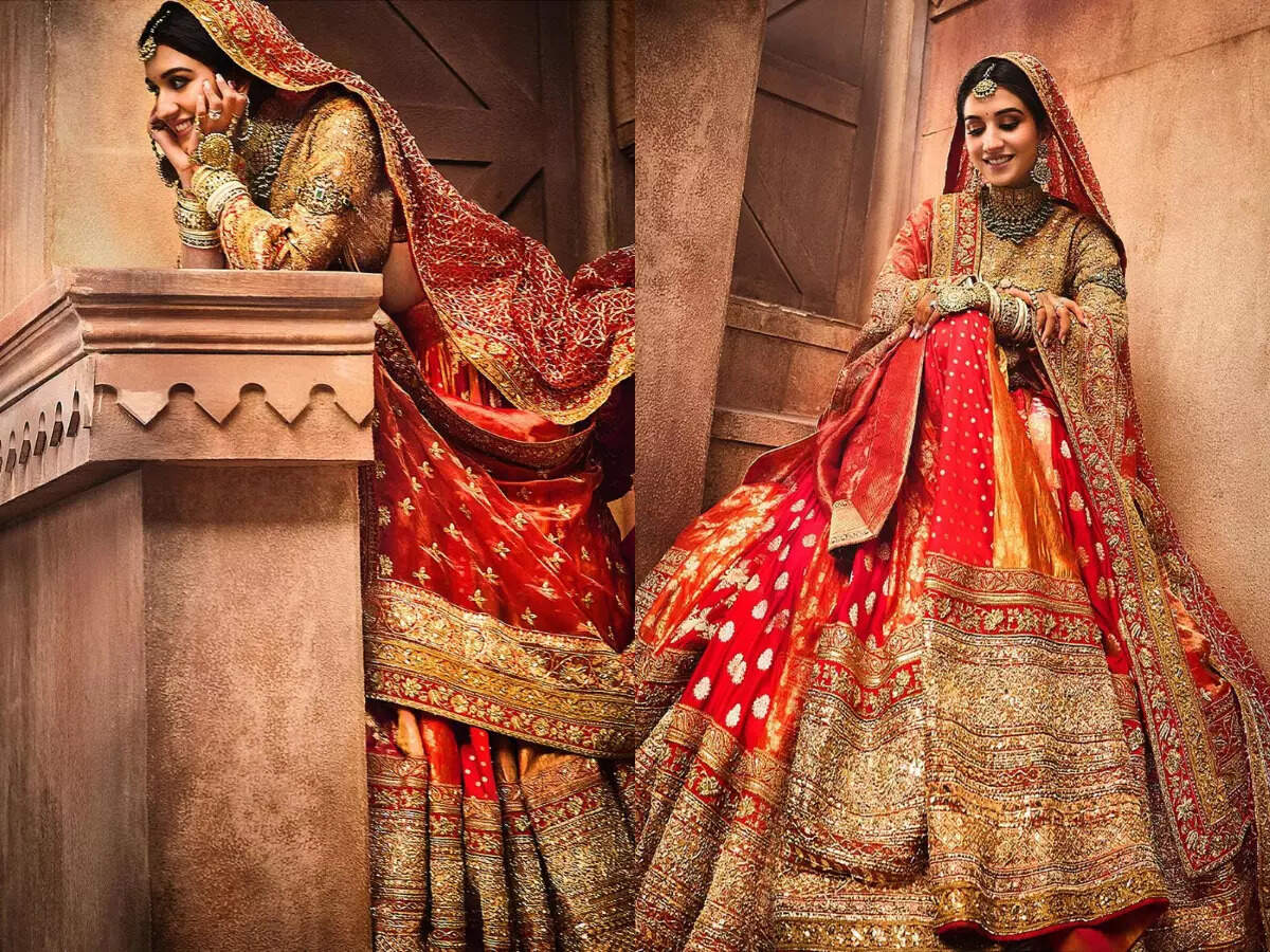 Radhika Merchant's stunning Vidai look