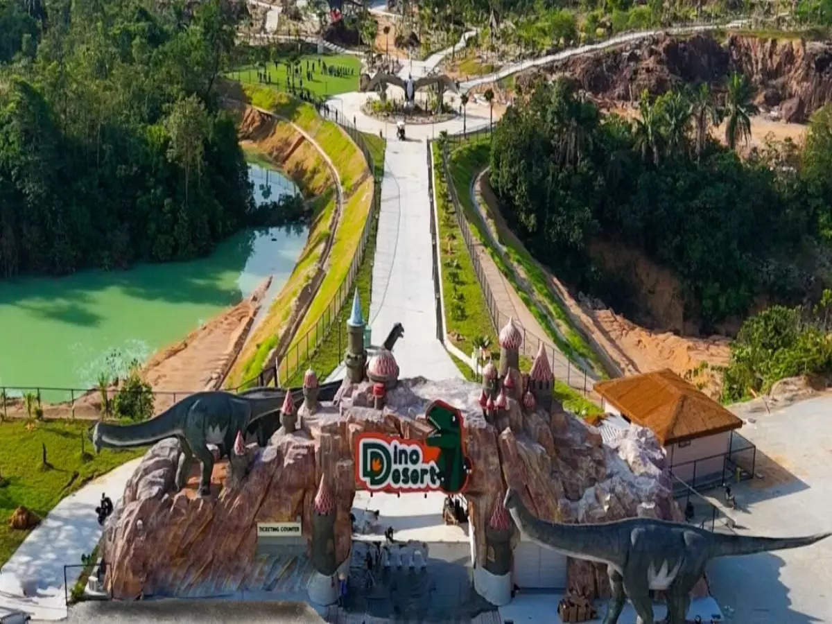 Asia’s largest dinosaur-theme park, Dino Desert, has opened in Malaysia