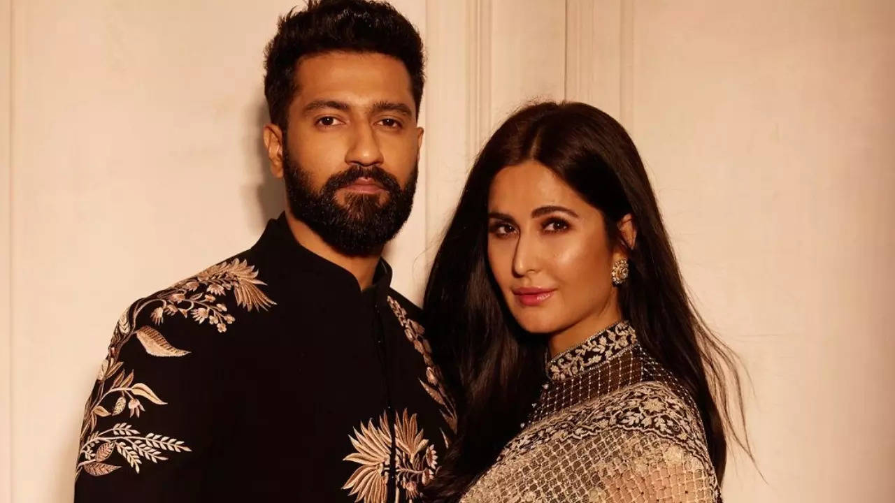 Katrina Kaif drops a royal photo with husband Vicky Kaushal as they twin in black and beige - See inside | Filmymeet