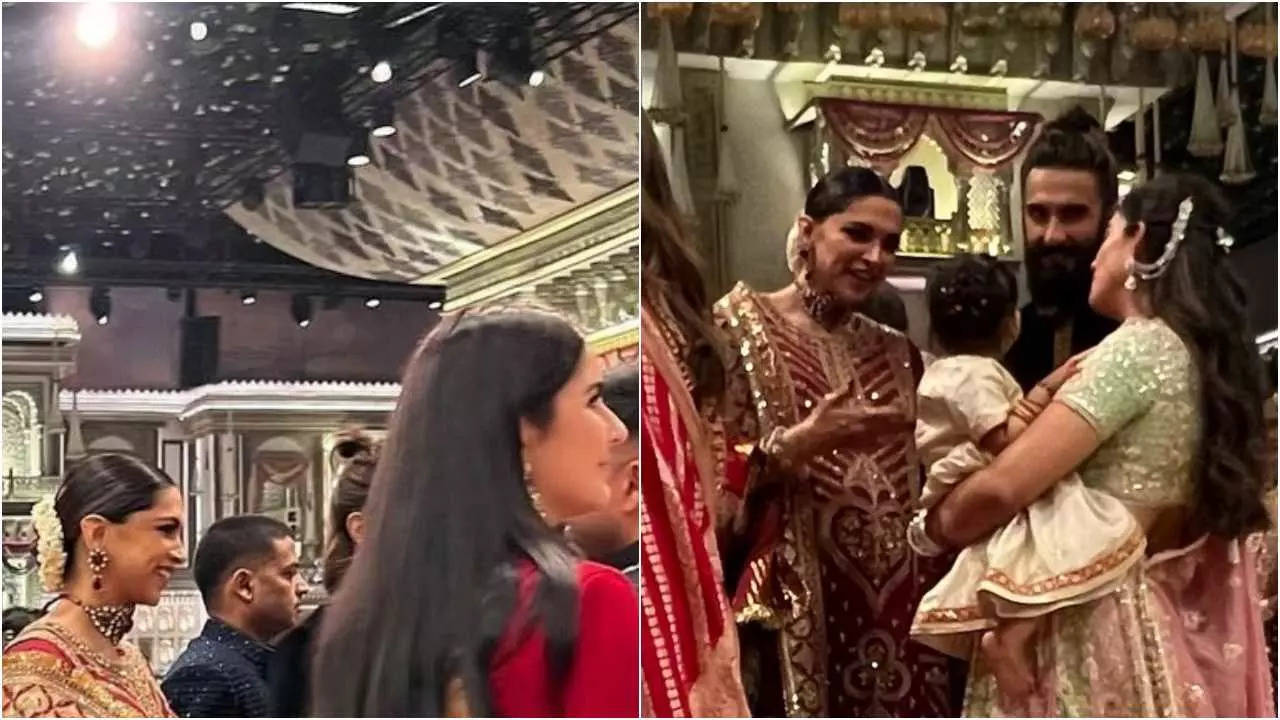 Mom-to-be Deepika Padukone shares frame with Katrina Kaif, interacts with Isha Ambani and her daughter in rare photos | Hindi Movie News