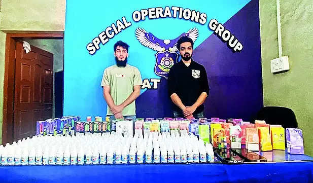 E-cigarettes worth 2.88 lakh seized from shop, 2 arrested