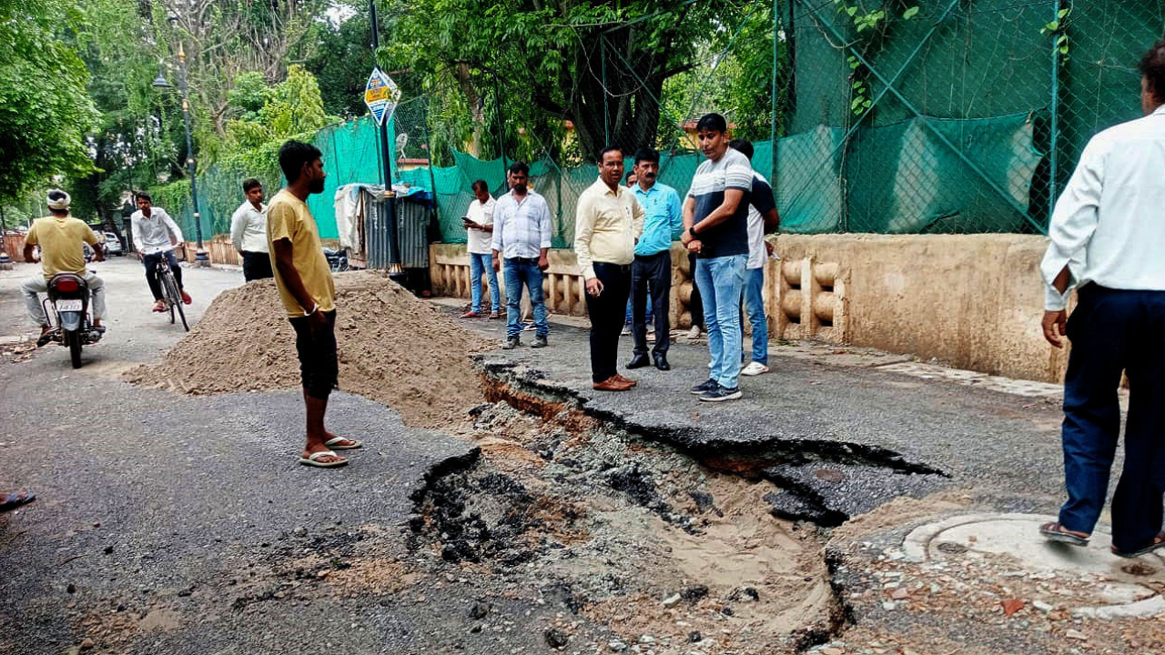 Rs 50L fine on construction firm after Sarnath road caves in