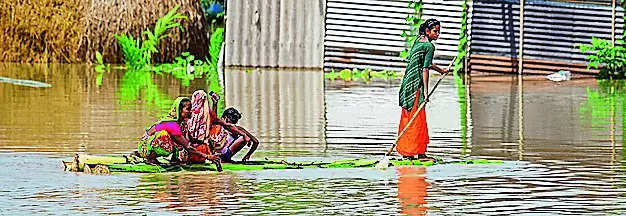 3 more die in Assam deluge, no. of people affected drops