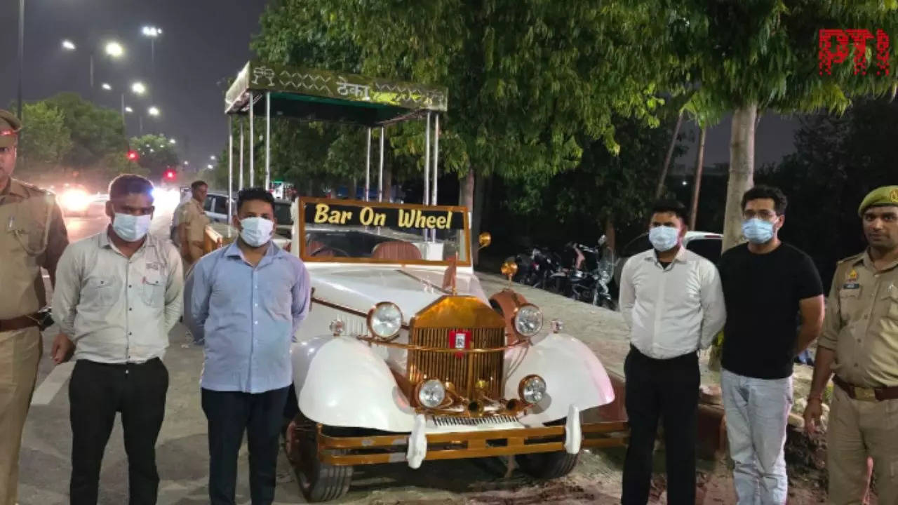'Bar on Wheel' at wedding lands four behind bars in Noida