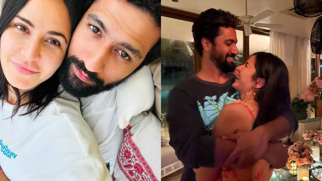 Squishy hugs to bonding over pizza, Vicky Kaushal's birthday wish for Katrina is all things love, netizens can't keep calm - PICS Inside | Hindi Movie News Filmymeet