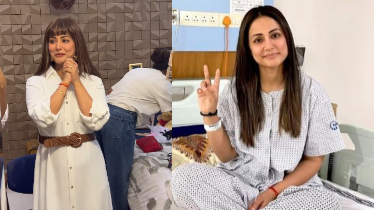 Hina Khan shares a post explaining the constant pain she has been suffering while taking treatment for breast cancer