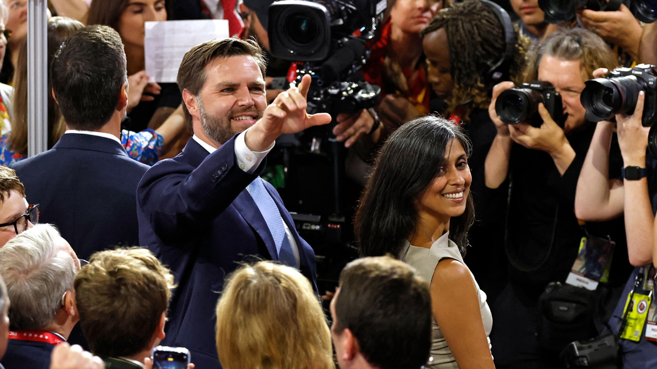 Race to the top -- and bottom -- as Usha and JD ad-Vance