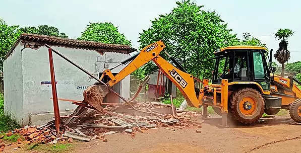 Ration shop among 8 bldgs demolished in Jharsuguda