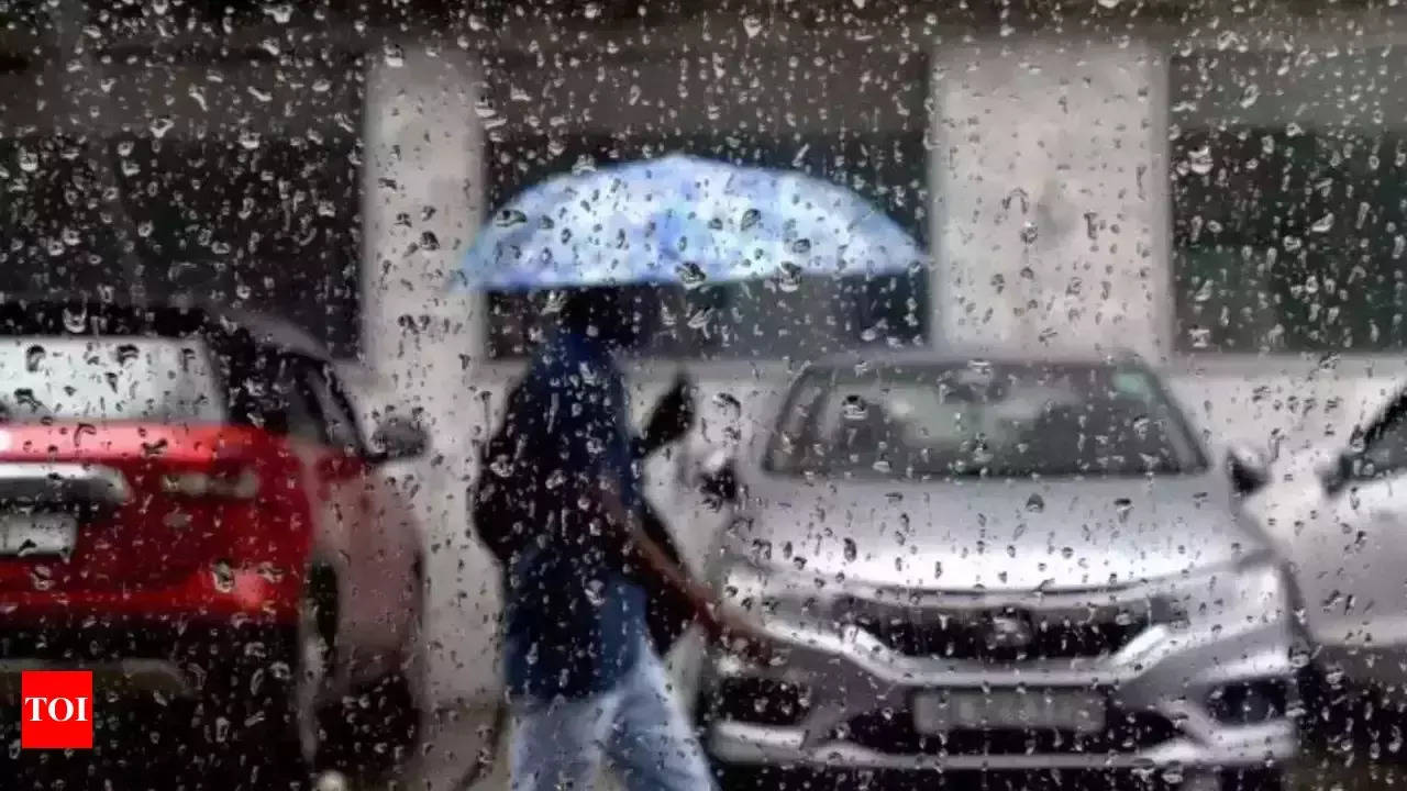 Gurgaon sees short spell of intense rain, high winds; mercury drops by 1°C