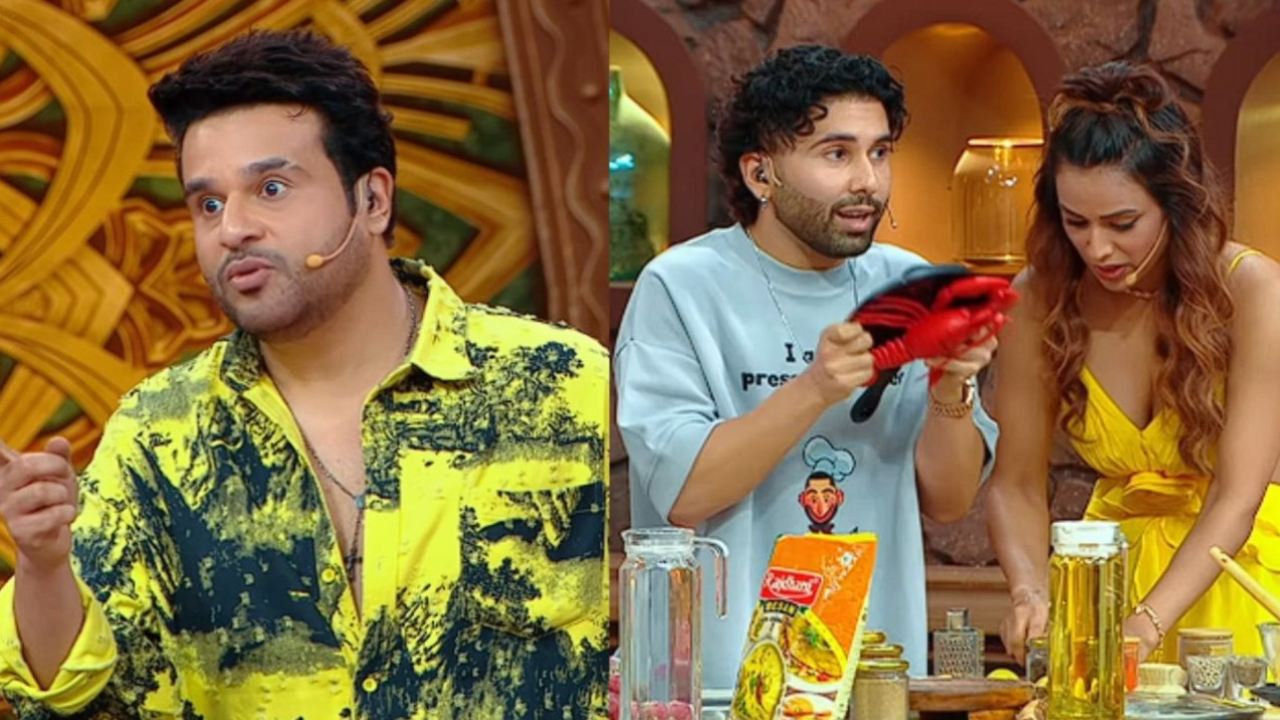 Laughter Chefs: Orry calls Ananya Panday to help him cook bharwa mirchi; Krushna Abhishek stops him and says, 'Main Chunky Panday ko call kar dunga'