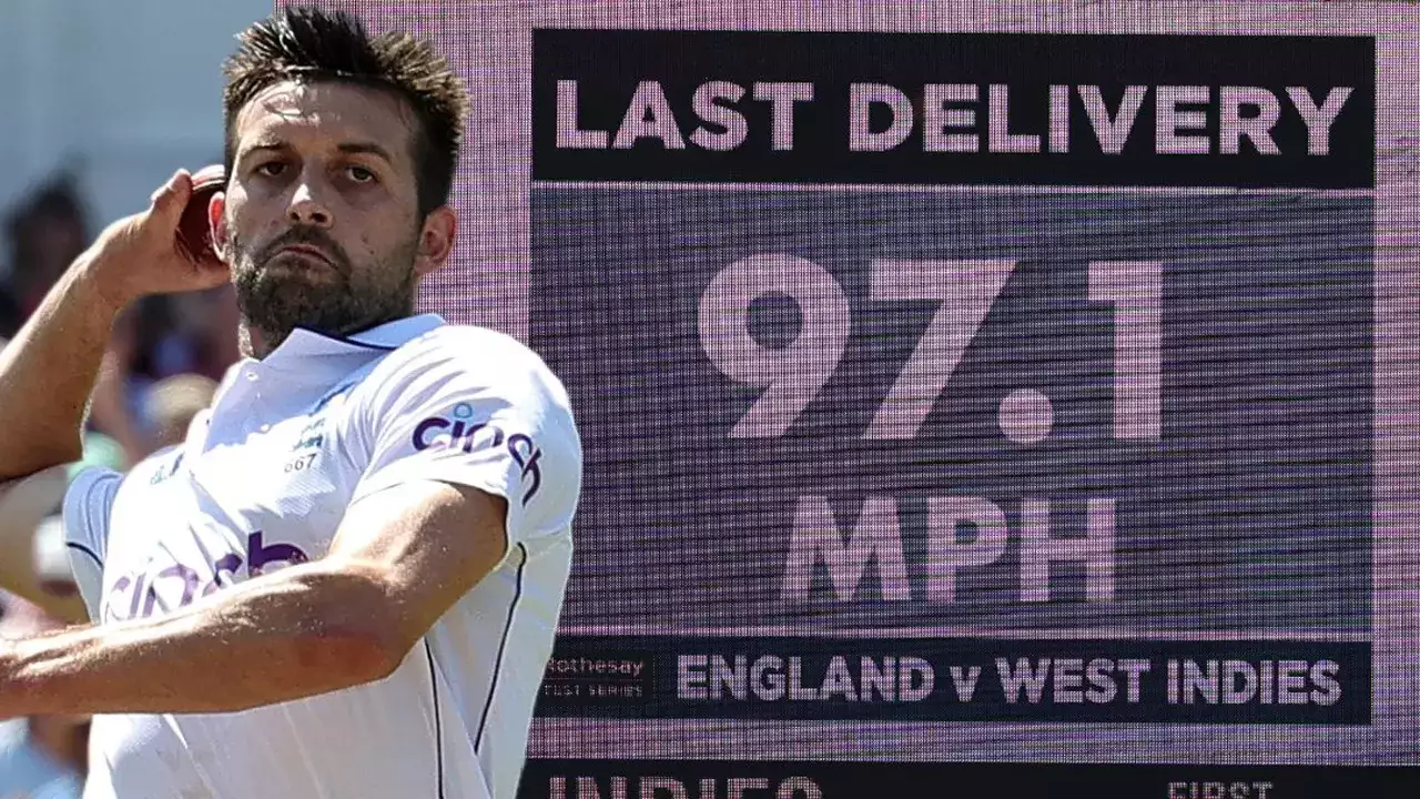 Mark Wood bowls fastest Test over by England pacer at home