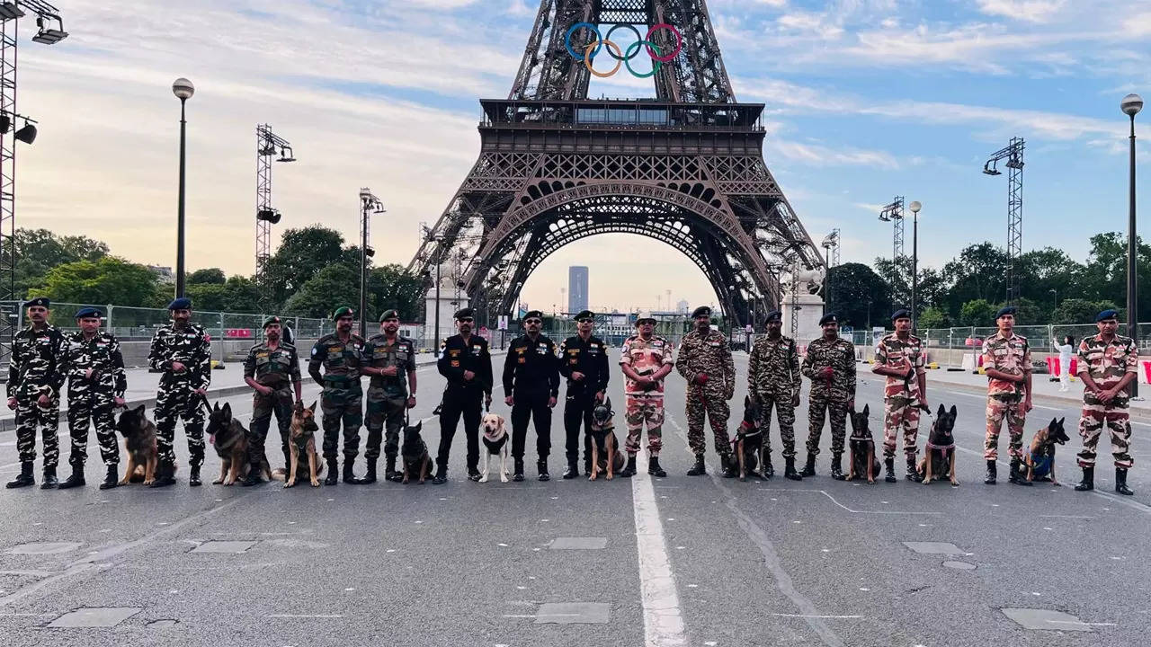 Watch: Indian canine squad part of Paris Olympics security
