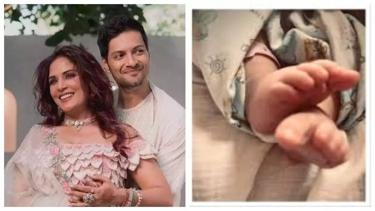 Richa-Ali share FIRST glimpse of their baby girl