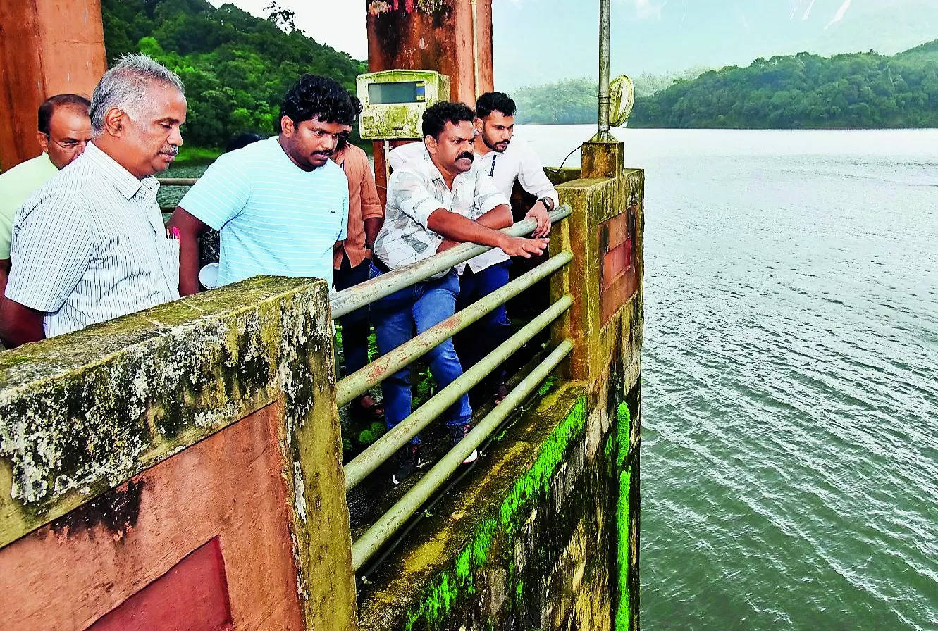 Officials inspect Siruvani dam, rule out irregularities in water release
