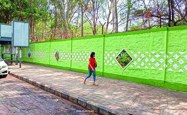 Tinted Lalbagh walls reflect what lies within