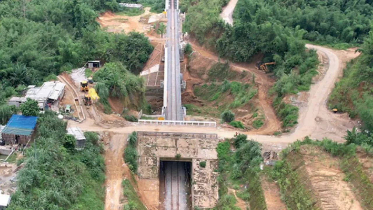 Bairabi-Sairang rail line to connect Aizawl with rest of India nearly complete: NFR
