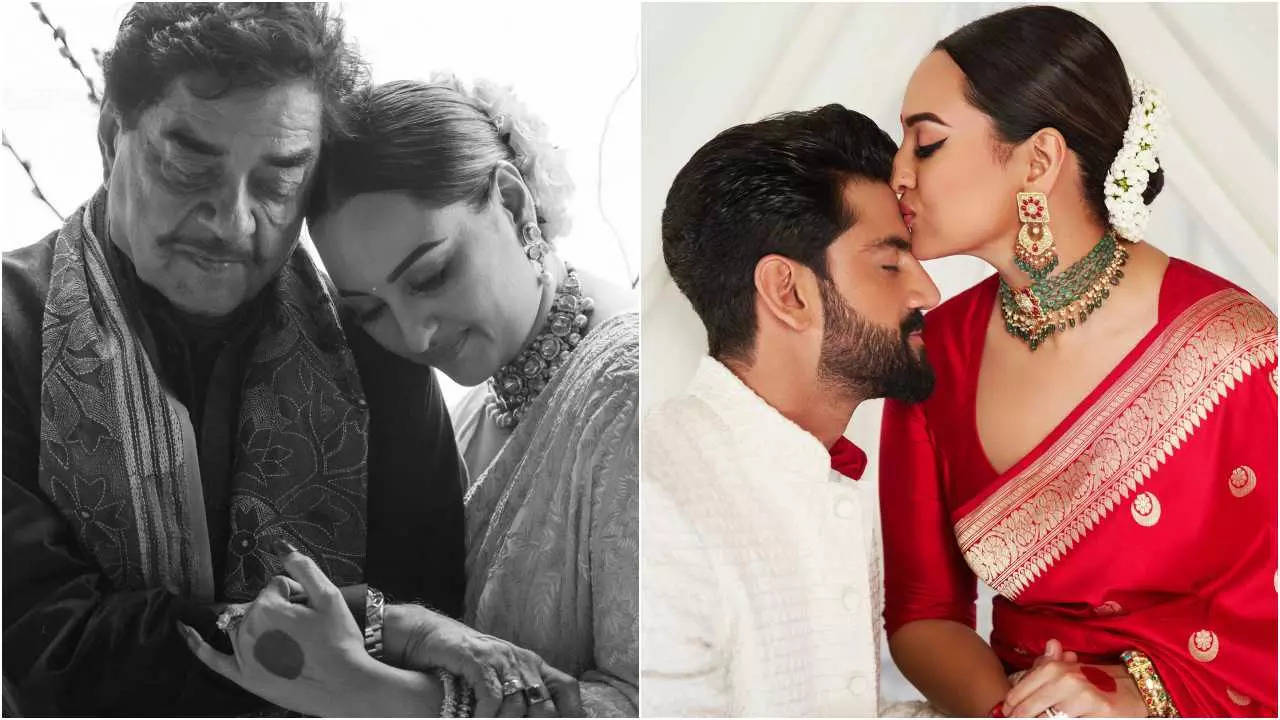 Sonakshi Sinha recalls seeking Shatrughan Sinha's approval to marry Zaheer Iqbal: 'Miyan biwi raazi toh kya karega kaazi' | Hindi Movie News Filmymeet