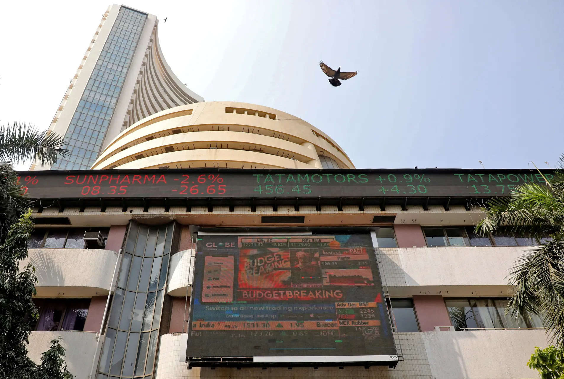 Sensex rebounds after 1,500-points fall; Rs at a new low