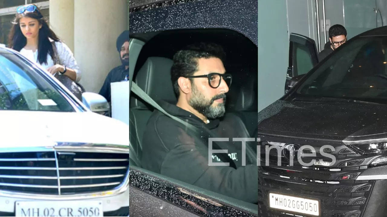 Is Abhishek Bachchan's new car number Aishwarya Rai Bachchan's favourite car number? Here's what we know and what it signifies! | Hindi Movie News Filmymeet