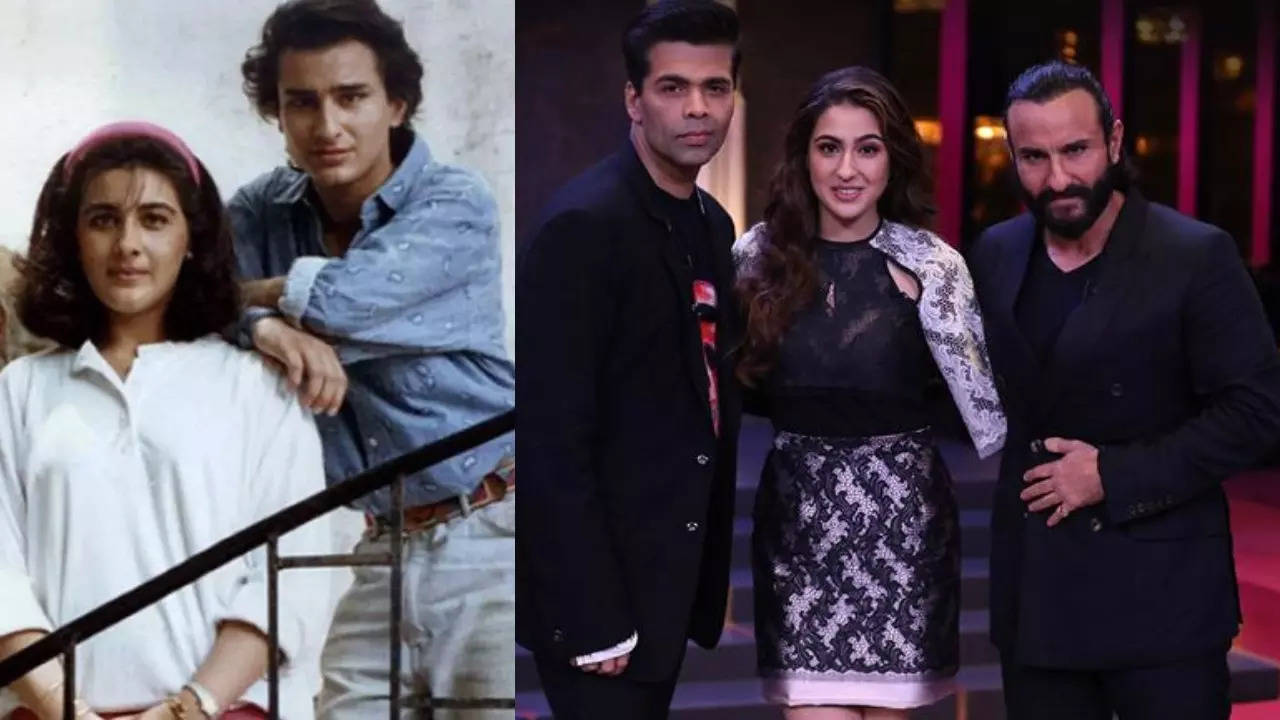 When Karan Johar revealed Saif Ali Khan shot for 'Koffee With Karan', a day after Amrita Singh threw him out of the house, Sara Ali Khan had an epic response! | Hindi Movie News Filmymeet