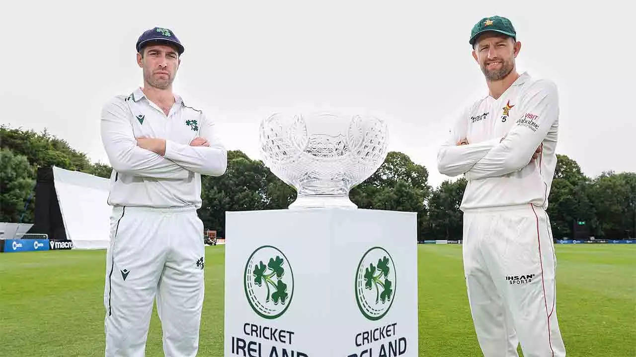 Live Cricket Score One-off Test: Ireland vs Zimbabwe Day 1
