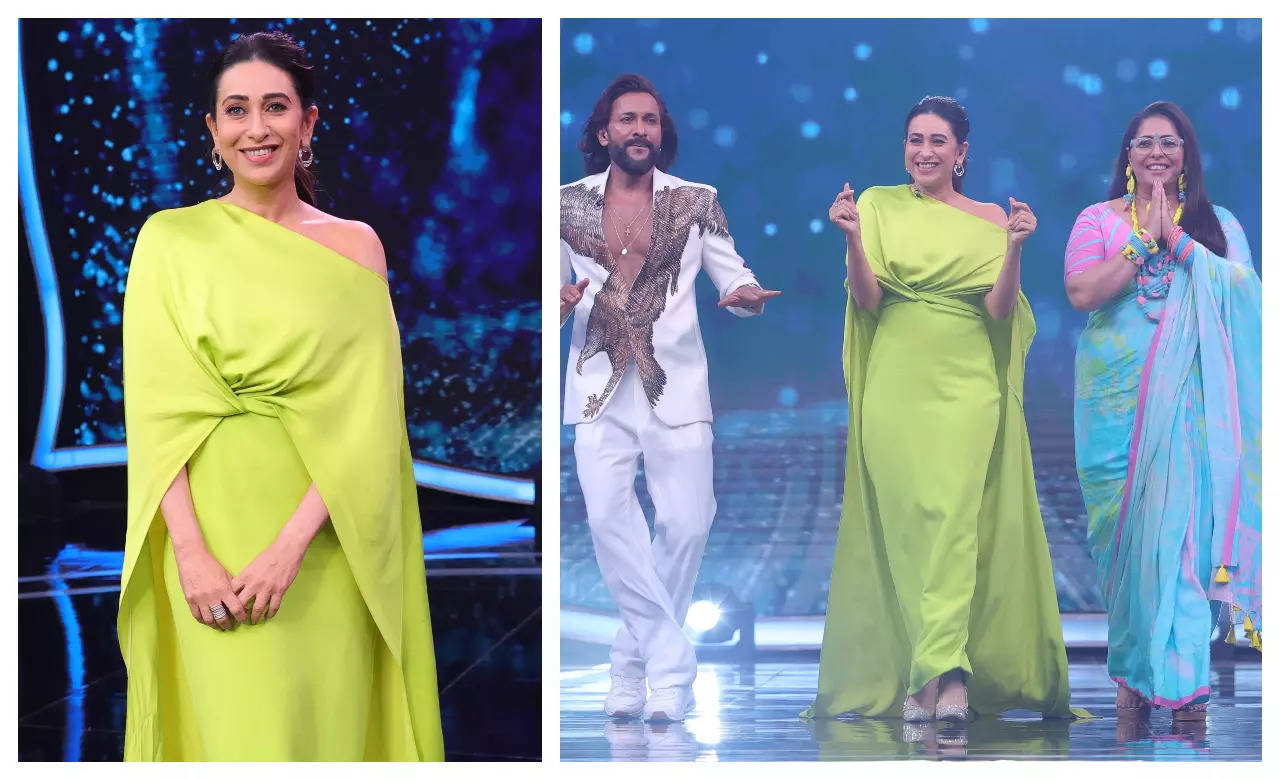 India’s Best Dancer 4: Karisma Kapoor flaunts a chic fluorescent green dress; shares a nostalgic trivia about 'Sundara Sundara' song